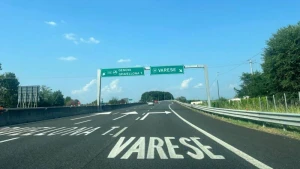 Autobahn zwischen Mailand und Varese