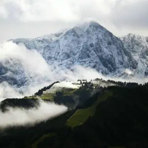 Erster Schnee in Salzburger Bergen