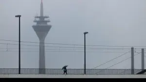 Regen in Düsseldorf