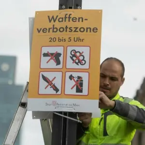 Waffenverbotszone in Frankfurt