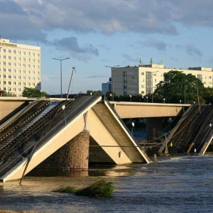 Nach Einsturz der Carolabrücke