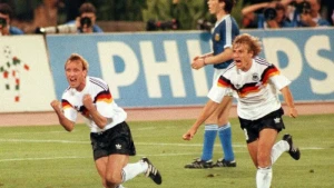 Andreas Brehme und Jürgen Klinsmann