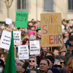 Demonstrationen gegen rechts in Mainz (Archivbild)