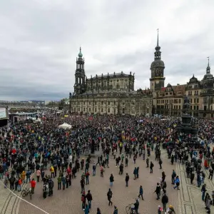 Demonstrationen gegen rechts – Dresden