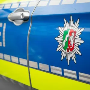 Polizeieinsatz bei Verkehrsunfall in Dorsten.