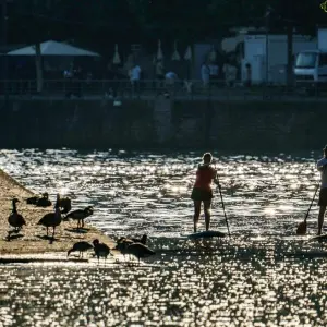 Sommerliches Wochenende in Hessen. (Archivbild)