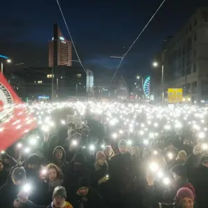 Demonstration gegen Rechtsextremismus - Leipzig