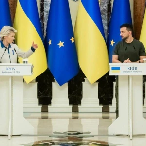 EU-Kommissionspräsidentin von der Leyen in der Ukraine