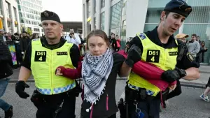 Festnahme von Greta Thunberg