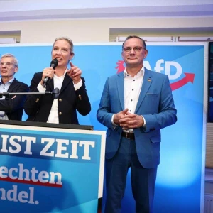 Landtagswahl in Brandenburg - Wahlparty AfD