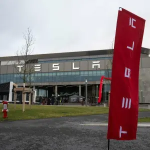 Tesla-Fabrik in Grünheide bei Berlin