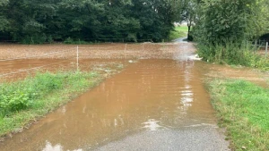 Unwetter mit Überschwemmungen in Nordhessen