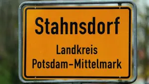 Ortsschild Stahnsdorf