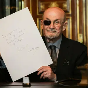 Salman Rushdie in Hamburg