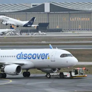 Passagierflugzeug der Discover Airlines