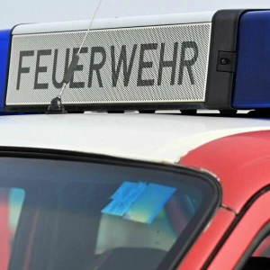 Feuersimulator für Übung am Flughafen Erfurt-Weimar