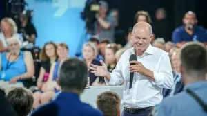 Bundeskanzler Scholz im Bürgergespräch