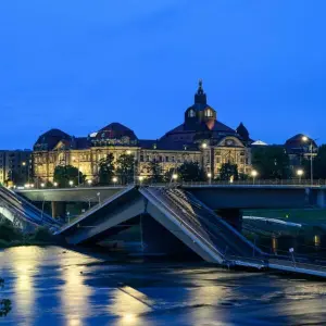 Brückeneinsturz in Dresden