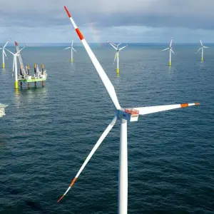 Windkraft auf See