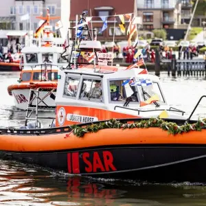 Taufe des neuen Seenotrettungsbootes „Jürgen Horst“