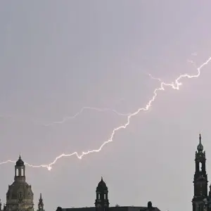 Gewitter in Dresden