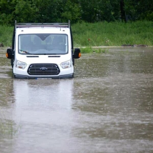 Hochwasser in Bayern - Aichach