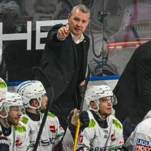 Cheftrainer Serge Aubin von den Eisbären Berlin