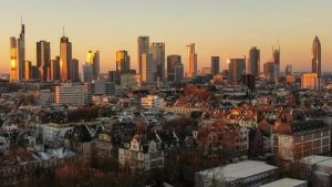 Banken-Skyline in Frankfurt