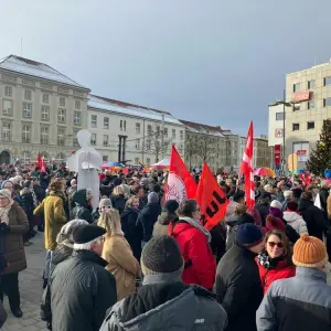 Demonstrationen in Cottbus