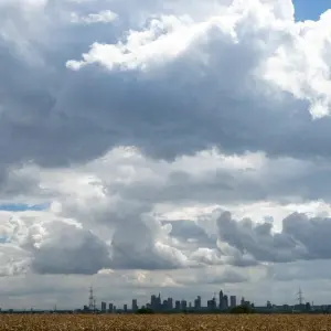 Wolken über Frankfurt