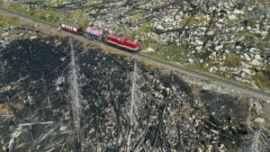 Großbrand am Brocken im Harz