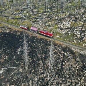 Großbrand am Brocken im Harz