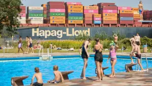 Freibad Finkenwerder an der Elbe