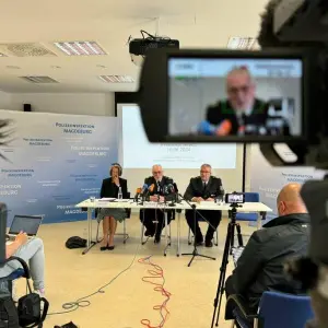 Pressekonferenz in Magdeburg