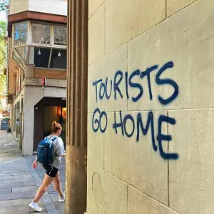 Tourismusverdrossenheit in Spanien
