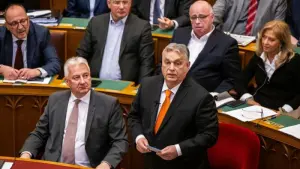 Orban im Parlament