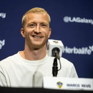 Pressekonferenz Marco Reus in Los Angeles