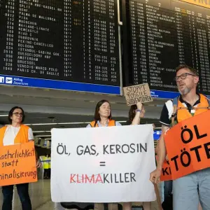 „Letzte Generation“ am Flughafen Frankfurt