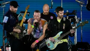 Coldplay auf der Bühne
