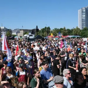 Demo gegen Rechtsextremismus