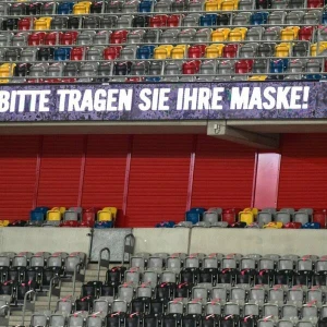 Das Düsseldorfer Stadion während der Pandemie