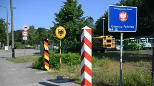 Deutsch-polnische Polizeistreifen in Swinemünde