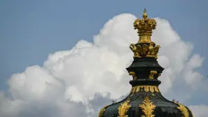 Sonne-Wolken-Mix in Dresden