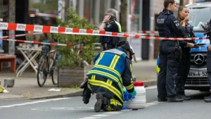 Säureangriff vor Bochumer Café