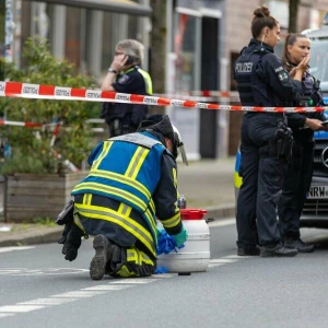 Säureangriff vor Bochumer Café