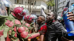 Protest in Kenia