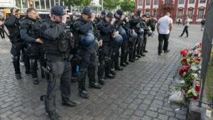 Trauer um ermordeten Polizisten in Mannheim