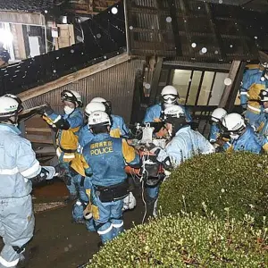 Rettungsaktion in Japan
