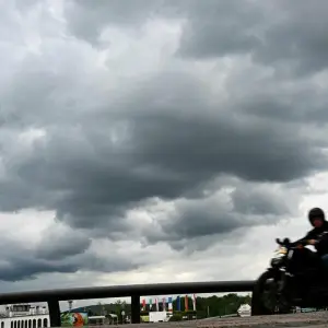 Regenwolken über Ingelheim - Wetter