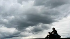 Regenwolken über Ingelheim - Wetter